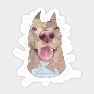 Smiling Dog Sticker